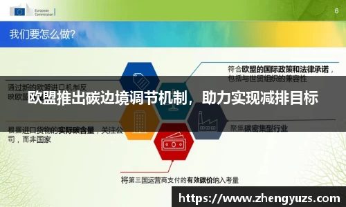 欧盟推出碳边境调节机制，助力实现减排目标