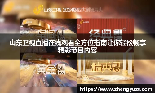 山东卫视直播在线观看全方位指南让你轻松畅享精彩节目内容