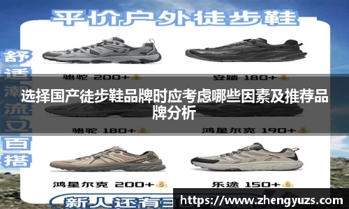 选择国产徒步鞋品牌时应考虑哪些因素及推荐品牌分析
